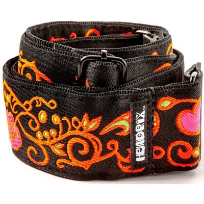 Dunlop Jimi Hendrix Blacklight Monterey Orange Strap Dunlop Jimi Hendrix Blacklight Monterey Orange Strap