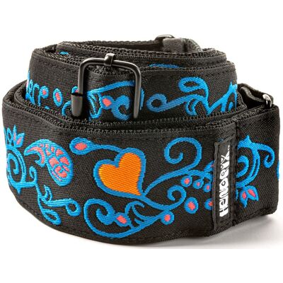 Dunlop Jimi Hendrix Blacklight Monterey Blue Strap Dunlop Jimi Hendrix Blacklight Monterey Blue Strap