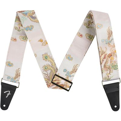 Fender Satin Dragon Strap Ivory Fender Satin Dragon Strap Ivory