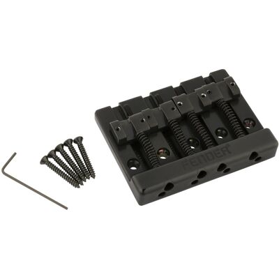 Fender HiMass Bass Bridge Zinc Saddles Black Fender HiMass Bass Bridge Zinc Saddles Black