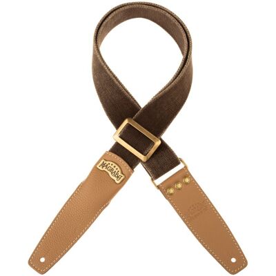 Magrabò Stripe SS Cotton Washed Brown / Cappuccino 5 cm Magrabò Stripe SS Cotton Washed Brown / Cappuccino 5 cm