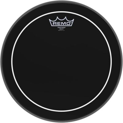 Remo 12" PinStripe Ebony Remo 12" PinStripe Ebony