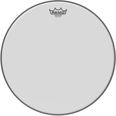 Remo 16" Ambassador Smooth White Remo 16" Ambassador Smooth White