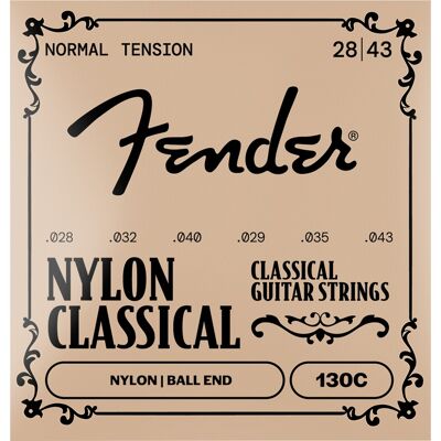 Fender 130C Clear/Silver Ball End Fender 130C Clear/Silver Ball End