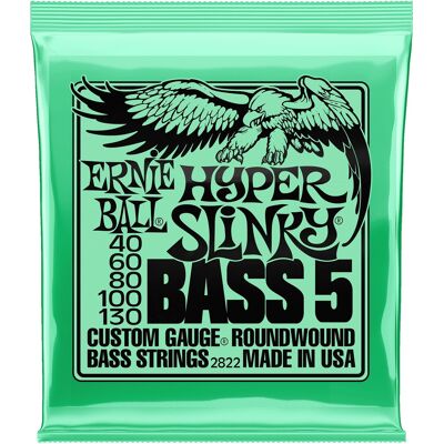 Ernie Ball 2822 Hyper Slinky Nickel Wound 5-String Bass Ernie Ball 2822 Hyper Slinky Nickel Wound 5-String Bass