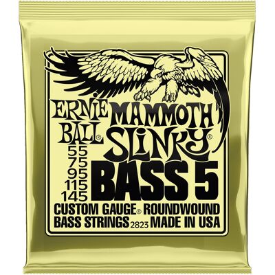 Ernie Ball 2823 Mammoth Slinky Nickel Wound 5-String Bass Ernie Ball 2823 Mammoth Slinky Nickel Wound 5-String Bass