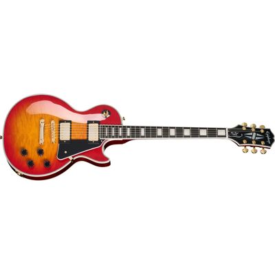 Epiphone Les Paul Custom Quilt Heritage Cherry Sunburst Epiphone Les Paul Custom Quilt Heritage Cherry Sunburst
