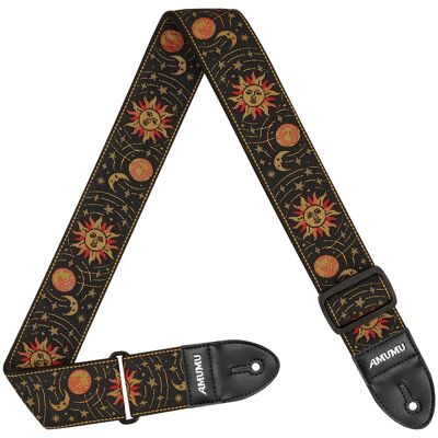 Amumu Jacquard Sun Strap Black Amumu Jacquard Sun Strap Black