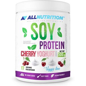 AllNutrition Sójové proteíny - čerešňa a jogurt, 500 g AllNutrition Sójové proteíny - čerešňa a jogurt, 500 g