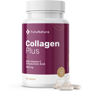 FutuNatura Kolagén + vitamín C + kyselina hyalurónová, 120 tabliet FutuNatura Kolagén + vitamín C + kyselina hyalurónová, 120 tabliet
