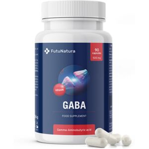 FutuNatura GABA 500 mg, 90 kapsúl FutuNatura GABA 500 mg, 90 kapsúl