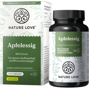 Nature Love Jablčný ocot 1300 mg, 60 kapsúl Nature Love Jablčný ocot 1300 mg, 60 kapsúl