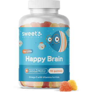 Sweet Nutribites Happy Brain – gumové cukríky pre deti s omega-3 mastnými kyselinami, 90 gumových cukríkov Sweet Nutribites Happy Brain – gumové cukríky pre deti s omega-3 mastnými kyselinami, 90 gumových cukríkov