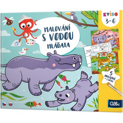 Maľovanie s vodou: Mláďatá - Kvído ALBI Maľovanie s vodou: Mláďatá - Kvído ALBI