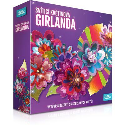 DIY Svietiaca kvetinová girlanda ALBI DIY Svietiaca kvetinová girlanda ALBI