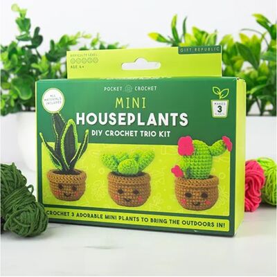 Mini háčkovacia súprava - Rastlinky ALBI Mini háčkovacia súprava - Rastlinky ALBI