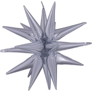 Fóliový balónik 3D hviezda - strieborná 76x88 cm ALBI Fóliový balónik 3D hviezda - strieborná 76x88 cm ALBI