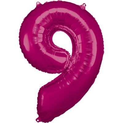 Fóliový balónik magenta č.9 ALBI Fóliový balónik magenta č.9 ALBI
