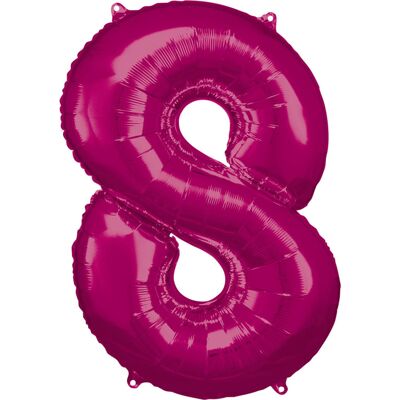 Fóliový balónik magenta č.8 ALBI Fóliový balónik magenta č.8 ALBI