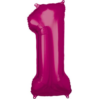 Fóliový balónik magenta č.1 ALBI Fóliový balónik magenta č.1 ALBI