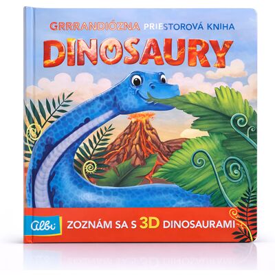 Priestorová 3D kniha - Dinosaury ALBI Priestorová 3D kniha - Dinosaury ALBI