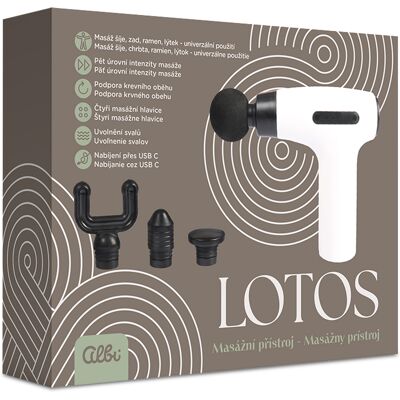 Masážna pištoľ Lotos ALBI Masážna pištoľ Lotos ALBI