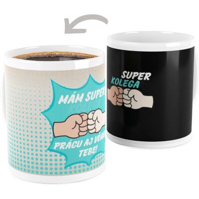 Meniaci hrnček - Super kolega ALBI Meniaci hrnček - Super kolega ALBI