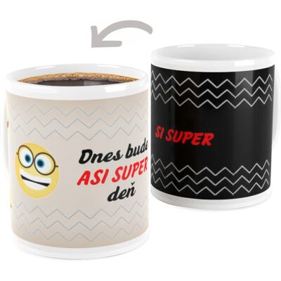 Meniaci hrnček - Si super pánsky ALBI Meniaci hrnček - Si super pánsky ALBI