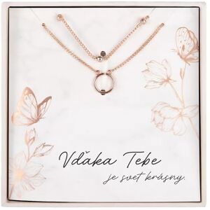Náhrdelník - Vďaka Tebe je svet krásny ALBI Náhrdelník - Vďaka Tebe je svet krásny ALBI