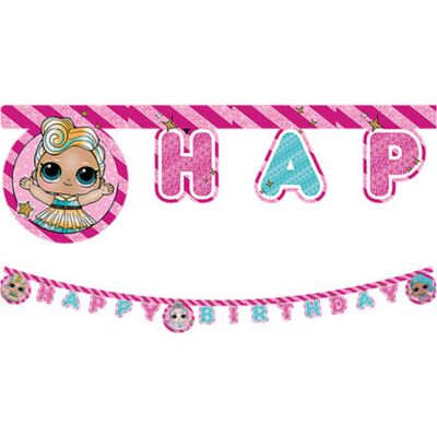 Banner Happy Birthday LOL 2m ALBI Banner Happy Birthday LOL 2m ALBI