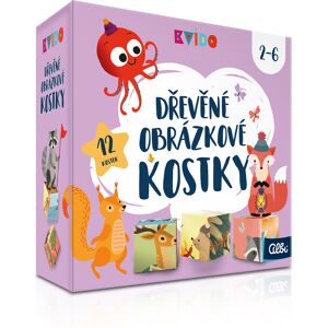 Kvído - Drevené obrázkové kocky ALBI Kvído - Drevené obrázkové kocky ALBI
