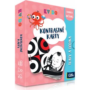 Kontrastné karty Tvary a rodina - Kvído ALBI Kontrastné karty Tvary a rodina - Kvído ALBI
