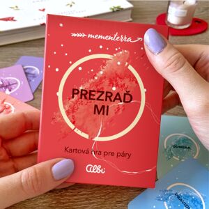 Prezraď mi - kartová hra pre páry ALBI Prezraď mi - kartová hra pre páry ALBI