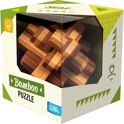 Bambusový hlavolam - Hviezda 4/5 ALBI Bambusový hlavolam - Hviezda 4/5 ALBI