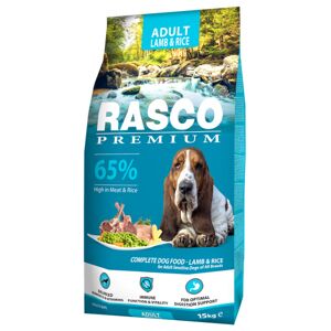 Rasco Premium dog granuly Adult Sensitive jahňa a ryža 15 kg