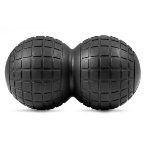 Hop-Sport Dvojitá masážna loptička EVA čierna