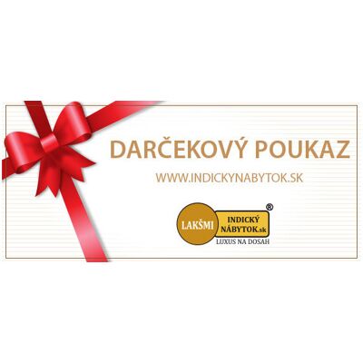 LAKŠMI indickynabytok.sk Darčekový poukaz LAKŠMI indickynabytok.sk Darčekový poukaz