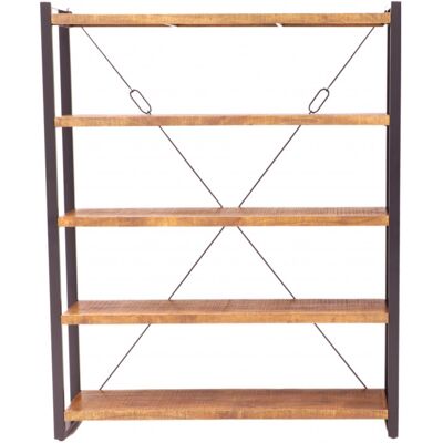 LAKŠMI indickynabytok.sk Knižnica Retro 160x200x35 indický masív mango LAKŠMI indickynabytok.sk Knižnica Retro 160x200x35 indický masív mango