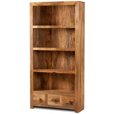 LAKŠMI indickynabytok.sk Knižnica Hina 90x180x35 z mangového dreva LAKŠMI indickynabytok.sk Knižnica Hina 90x180x35 z mangového dreva