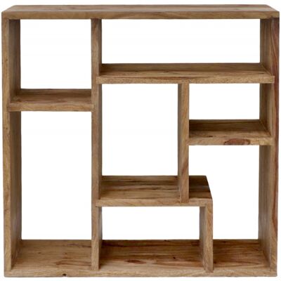 LAKŠMI indickynabytok.sk Knižnica Rami 90x90x30 indický masív palisander LAKŠMI indickynabytok.sk Knižnica Rami 90x90x30 indický masív palisander