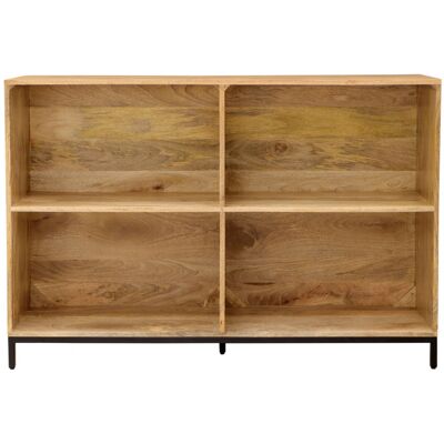 LAKŠMI indickynabytok.sk Knižnica Gita 130x90x35 indický masív mango LAKŠMI indickynabytok.sk Knižnica Gita 130x90x35 indický masív mango