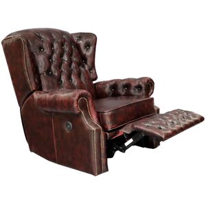 LAKŠMI indickynabytok.sk Elektrické polohovacie kreslo Chesterfield Stunning z pravej hovädzej kože Red LAKŠMI indickynabytok.sk Elektrické polohovacie kreslo Chesterfield Stunning z pravej hovädzej kože Red