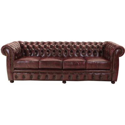 LAKŠMI indickynabytok.sk Pohovka štvormiestna Chesterfield Liverpool z pravej hovädzej kože New Red LAKŠMI indickynabytok.sk Pohovka štvormiestna Chesterfield Liverpool z pravej hovädzej kože New Red