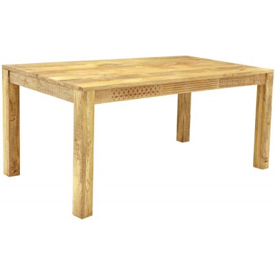 LAKŠMI indickynabytok.sk Jedálenský stôl Manu 175x90 indický masív mango LAKŠMI indickynabytok.sk Jedálenský stôl Manu 175x90 indický masív mango