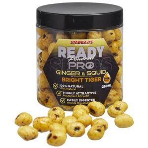 Starbaits tigrí orech ready seeds bright tiger 250 ml - pro ginger squid