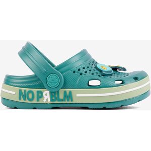 COQUI Nazúvacie šľapky LINDO – jungle zelená s amuletom, veľ. 32/33 COQUI Nazúvacie šľapky LINDO – jungle zelená s amuletom, veľ. 32/33