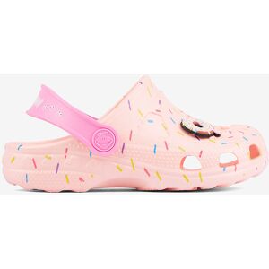 COQUI Nazúvacie šľapky LITTLE FROG – ružové, Donut + amulet, veľ. 27/28 COQUI Nazúvacie šľapky LITTLE FROG – ružové, Donut + amulet, veľ. 27/28