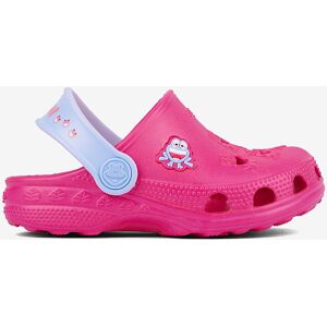 COQUI Nazúvacie šľapky LITTLE FROG – svetlofuksiová, veľ. 27/28 COQUI Nazúvacie šľapky LITTLE FROG – svetlofuksiová, veľ. 27/28