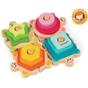 Janod Drevená skladačka a vkladačka Korytnačky - Učíme sa tvary a farby Janod Drevená skladačka a vkladačka Korytnačky - Učíme sa tvary a farby