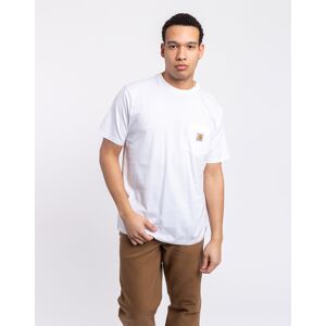 Carhartt WIP S/S Pocket T-Shirt White S - Biela - male